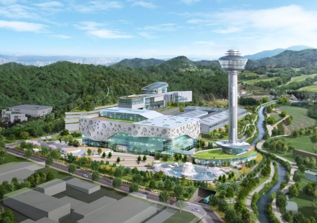 용인특례시가 건립 추진중인 자원회수시설 '용인그린에코파크' 조감도