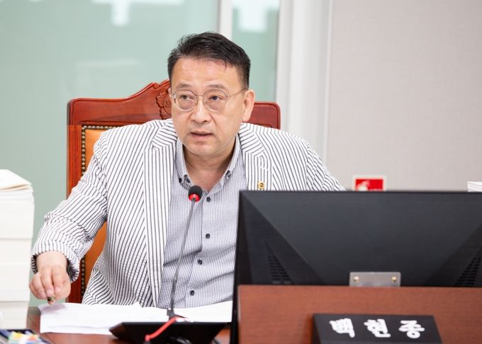 경기도의회 도시환경위원회 백현종 의원(국민의힘, 구리1)