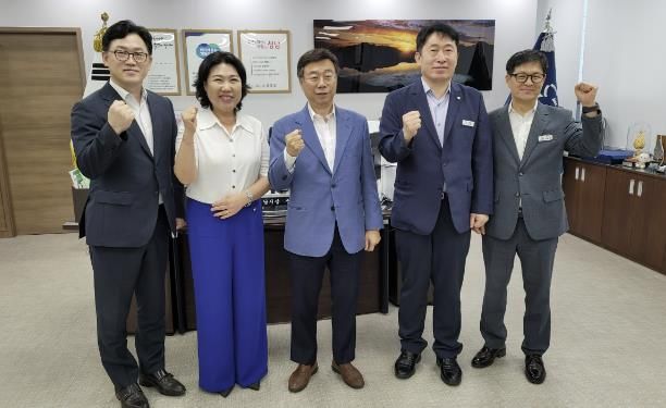 교육장-시장 정담회 사진 및 통합실무협의체