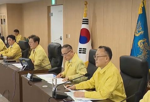 이재명 대통령, 안전치안점검회의 주재(KTV 국민방송 화면캡춰)