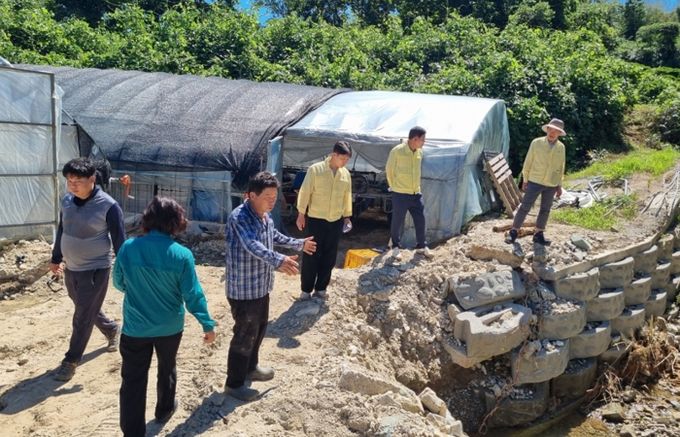 담양군, 집중호우 피해 축산농가 신속 복구 지원 총력