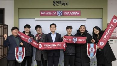 이상일 용인특례시장, 용인FC 공식 서포터즈 '용비어천가' 만나 소통