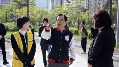 하남시, 감일 신우초 앞 교량 인도 확장… 한 달 앞당겨 조기 개방