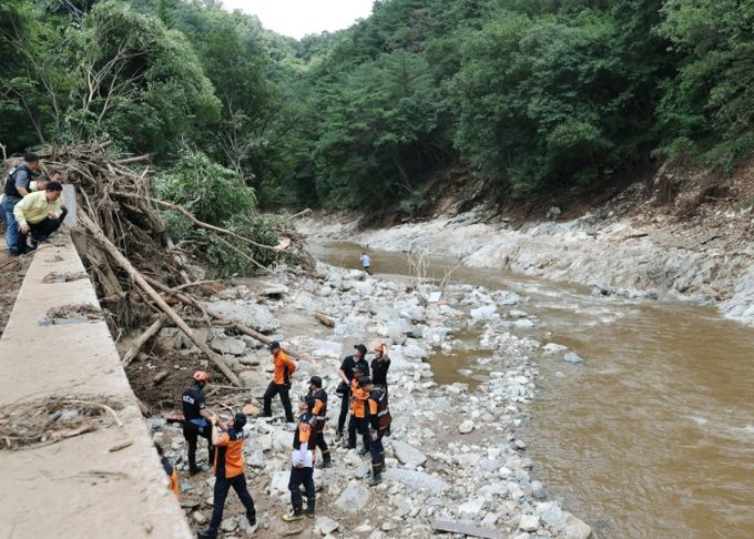 가평군, 인명 구조와 이재민 구호 총력