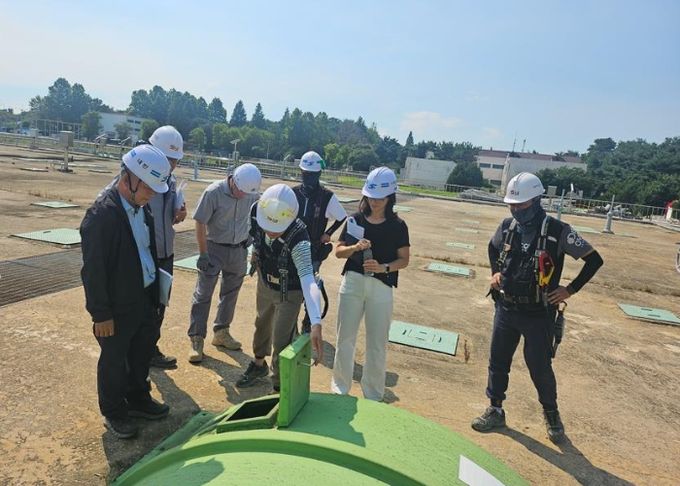 일산수질복원센터 현장 점검