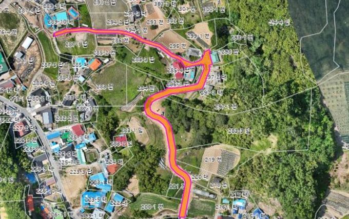 연산면 연산리 285-4 일원 항공사진